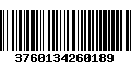 Código de Barras 3760134260189