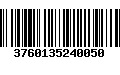 Código de Barras 3760135240050