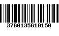 Código de Barras 3760135610150