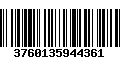 Código de Barras 3760135944361