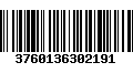 Código de Barras 3760136302191