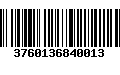 Código de Barras 3760136840013