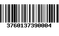 Código de Barras 3760137390004