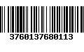 Código de Barras 3760137680113