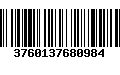 Código de Barras 3760137680984