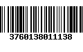 Código de Barras 3760138011138