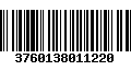 Código de Barras 3760138011220