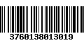 Código de Barras 3760138013019