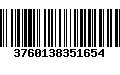 Código de Barras 3760138351654