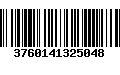 Código de Barras 3760141325048