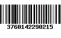 Código de Barras 3760142290215