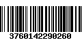 Código de Barras 3760142290260