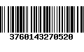 Código de Barras 3760143270520