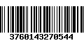 Código de Barras 3760143270544