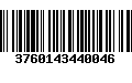 Código de Barras 3760143440046