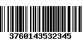 Código de Barras 3760143532345