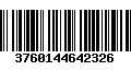 Código de Barras 3760144642326