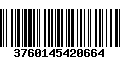 Código de Barras 3760145420664