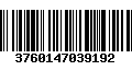 Código de Barras 3760147039192