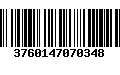 Código de Barras 3760147070348