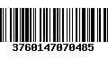 Código de Barras 3760147070485