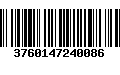 Código de Barras 3760147240086