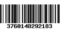 Código de Barras 3760148292183