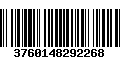 Código de Barras 3760148292268