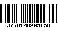 Código de Barras 3760148295658