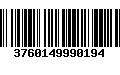 Código de Barras 3760149990194