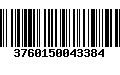 Código de Barras 3760150043384