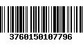 Código de Barras 3760150107796