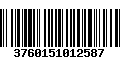 Código de Barras 3760151012587