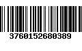 Código de Barras 3760152680389