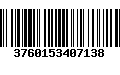 Código de Barras 3760153407138