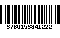 Código de Barras 3760153841222