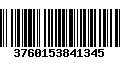 Código de Barras 3760153841345