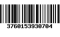 Código de Barras 3760153930704