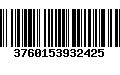 Código de Barras 3760153932425