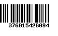 Código de Barras 376015426094