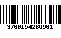 Código de Barras 3760154260961