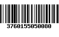 Código de Barras 3760155050080