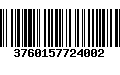 Código de Barras 3760157724002