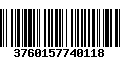 Código de Barras 3760157740118