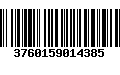 Código de Barras 3760159014385