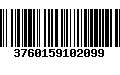 Código de Barras 3760159102099