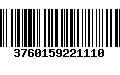 Código de Barras 3760159221110