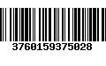 Código de Barras 3760159375028