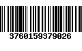 Código de Barras 3760159379026