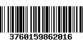 Código de Barras 3760159862016